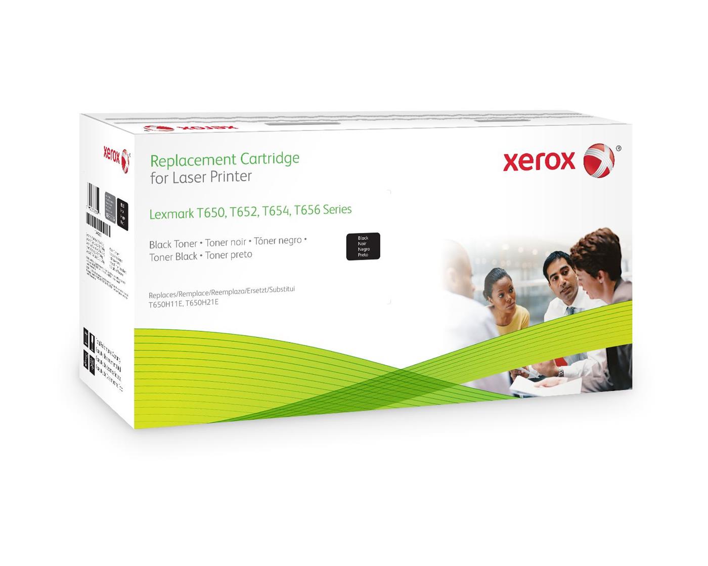 106R02336 Xerox T650H21E, T650H11E Xerox toner for Lexmark T650, sort 25.000 sider ved 5%